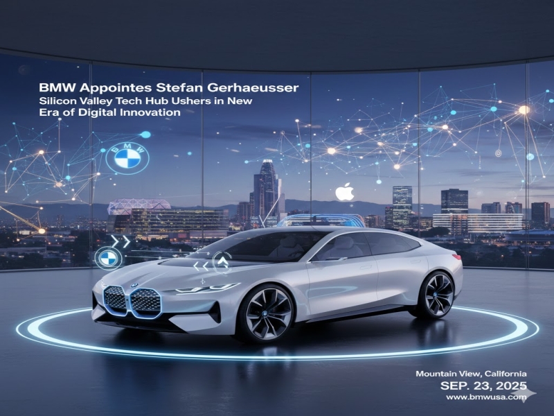 BMW Appoints Stefan Gerhaeusser to Lead Silicon Valley Tech Hub, Ushering in New Era of Digital Innovation