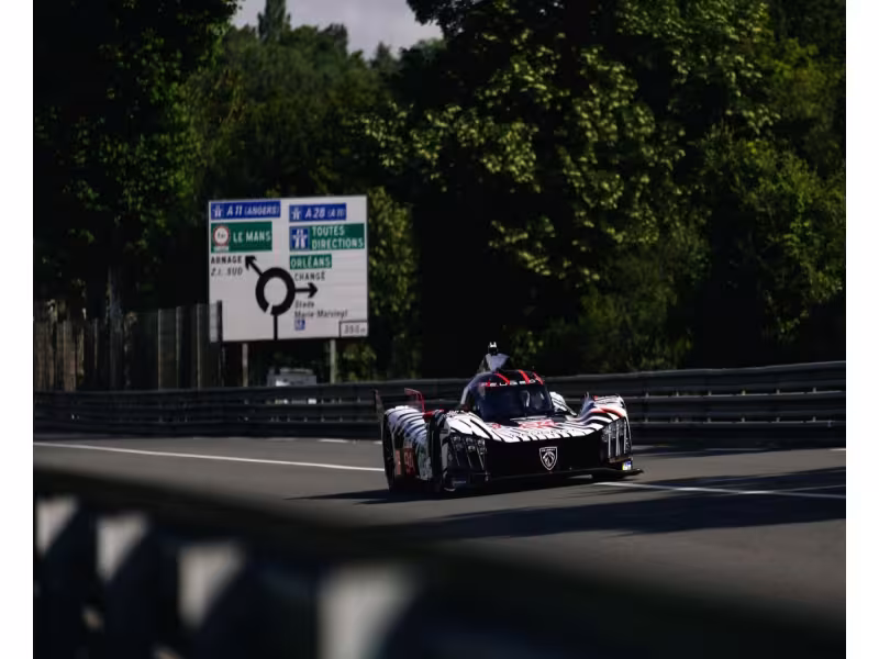 Peugeot Returns to Le Mans 100 Years On With a Long, Hard Test Day Behind It