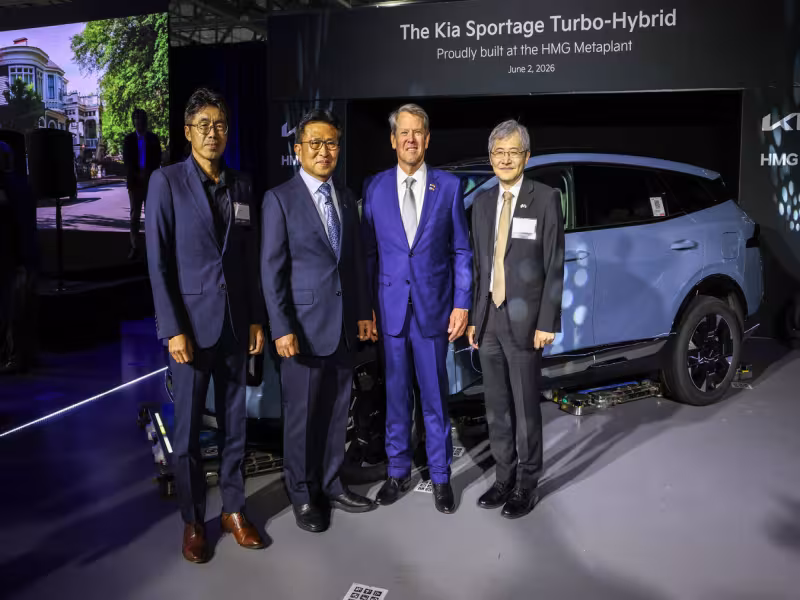 Kia Starts Building the Sportage Hybrid in Georgia, Marking a New Chapter for US Manufacturing