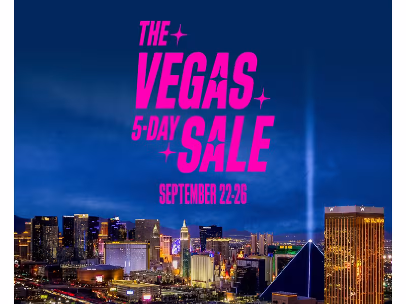 Vegas 5-Day Sale Offers Up to 60% Off Resorts, Shows and Dining