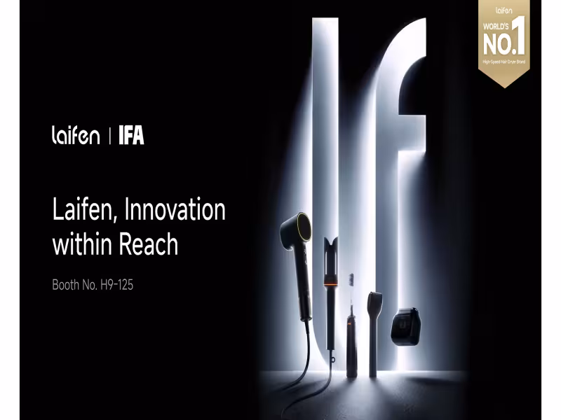Laifen Expands Beyond Hair Dryers With AutoCurl Iron, Smart Mirror at IFA 2026