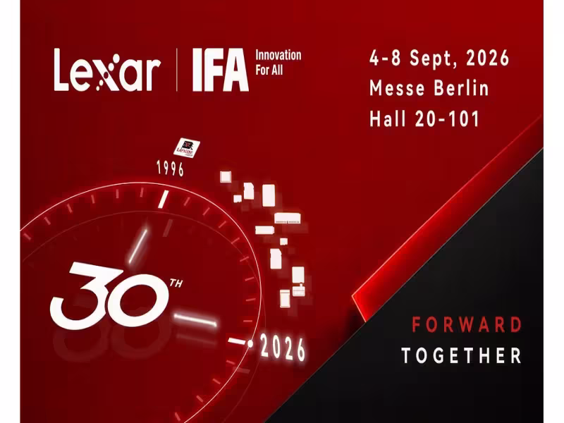 Lexar's 30th Birthday Gift: World's Thinnest Magnetic SSD at IFA 2026