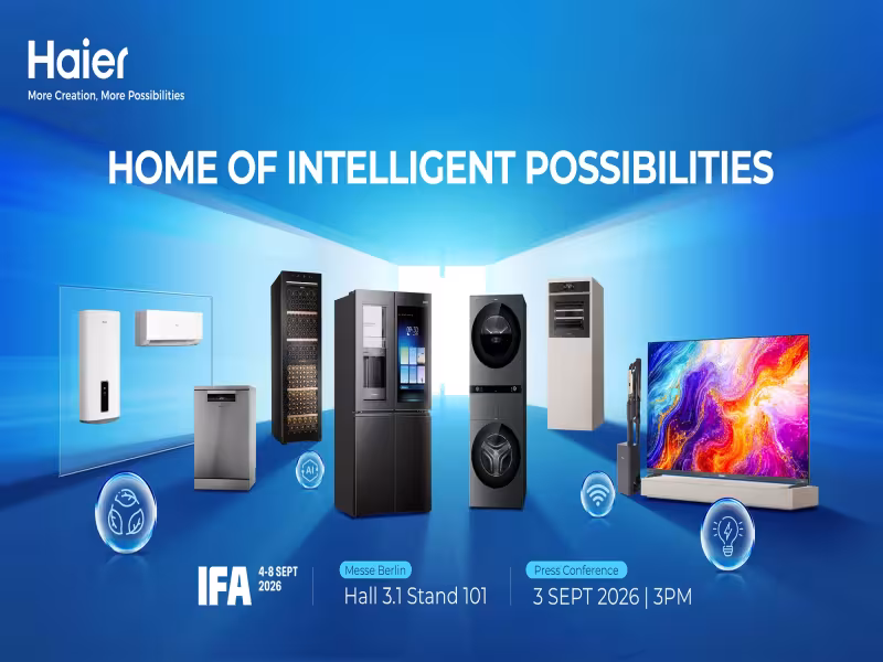 Haier to Showcase AI-Powered Smart Homes and Robots at IFA 2026