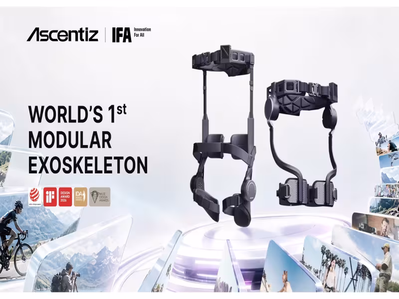 Ascentiz Unveils World's First Modular Exoskeleton at IFA 2026