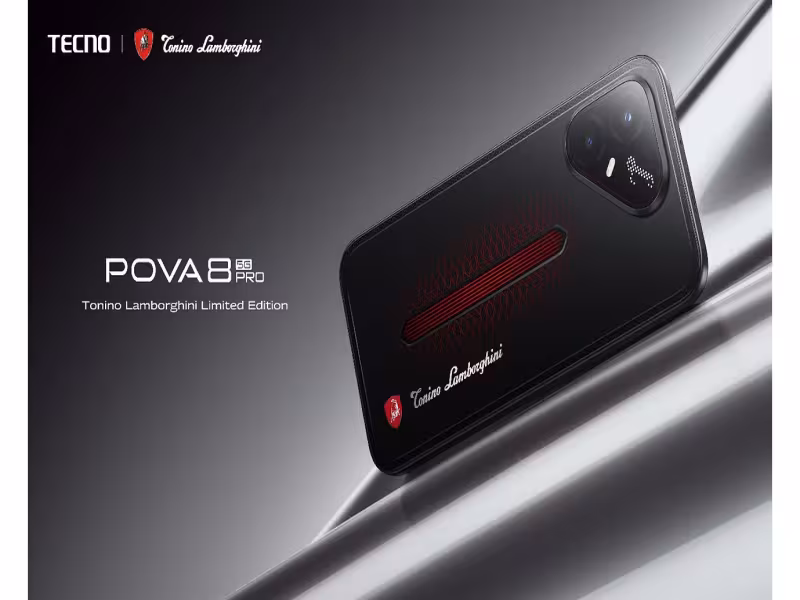 TECNO Unveils POVA 8 Pro 5G Tonino Lamborghini Limited Edition