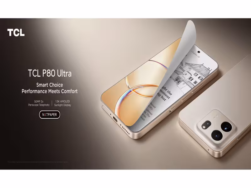 TCL Unveils P80 Smartphone Series with AMOLED NXTPAPER Display at IFA 2026