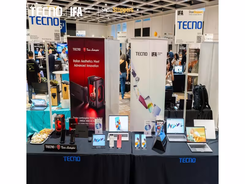 TECNO's First Flip-Screen Laptop Debuts at IFA, Starts at €899