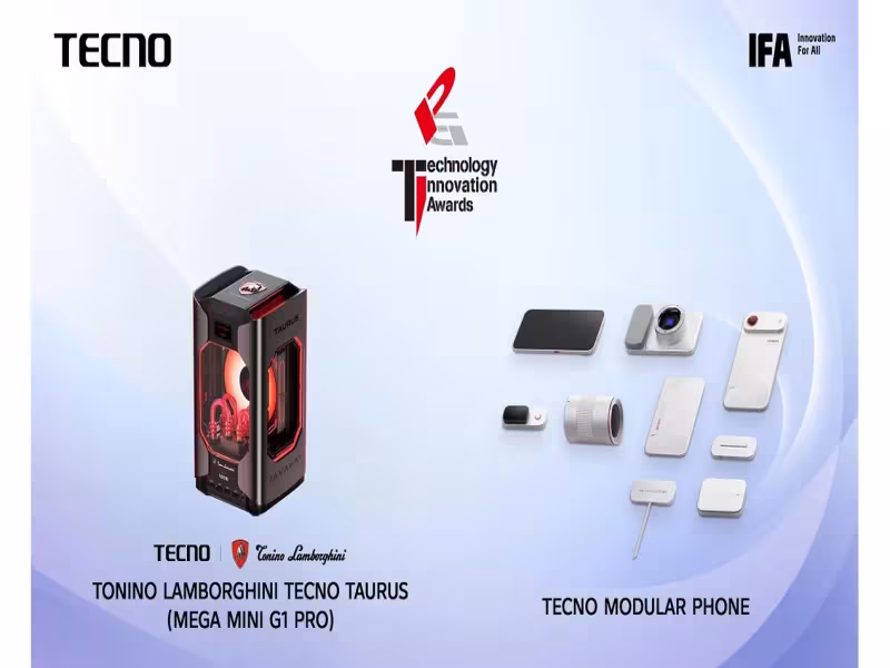 TECNO's Modular Phone and Lamborghini Mini PC Win IFA Innovation Gold