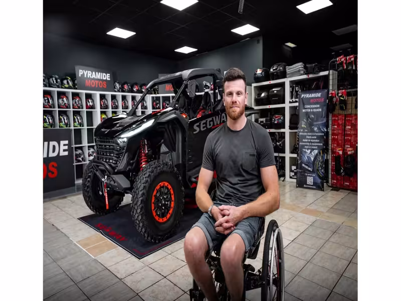 French Enduro Champion Bellino Returns to Off-Road with Segway Side-by-Side