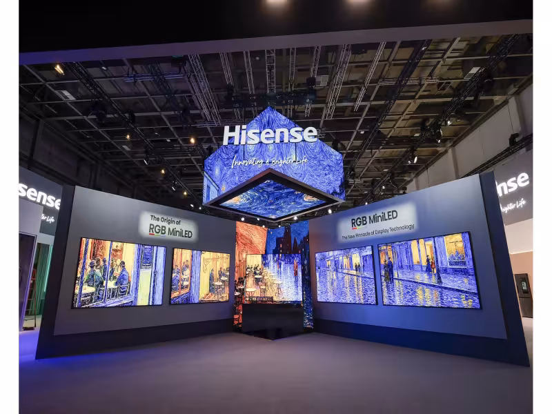 Hisense Unveils Eye-Friendly RGB MiniLED TVs and Award-Winning Soundbar at IFA 2026