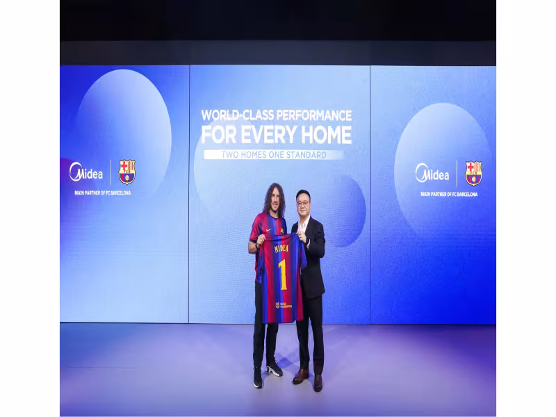 Barcelona Legend Puyol Joins Midea at IFA 2026 to Showcase Smart Home Tech
