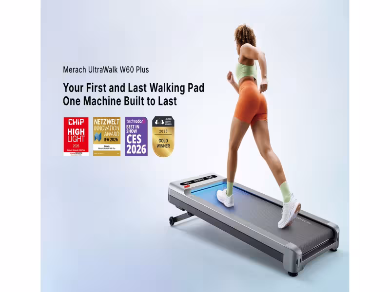 MERACH Debuts Quiet UltraWalk W60 Plus Treadmill at IFA Berlin