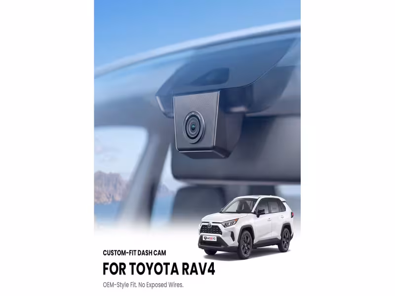 AKEEYO's New Dash Cam Hides Inside Your RAV4's Mirror