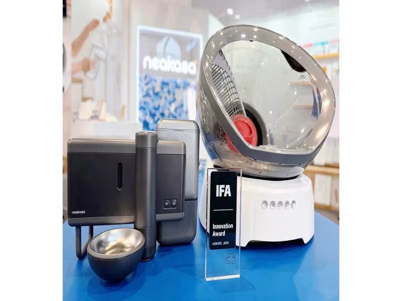 Neakasa's Riko Feeder Wins IFA 2026 Award for Fresh Wet Meals