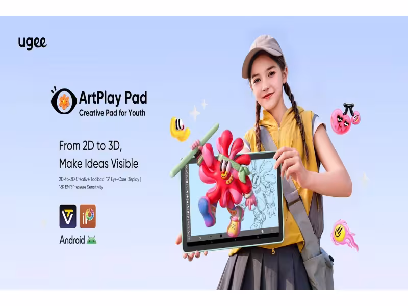 ugee's ArtPlay Pad Turns Kids' Sketches Into 3D-Printed Toys