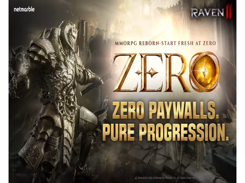 RAVEN2 Launches Fresh Start Server 'ZERO' With Bonus Rewards