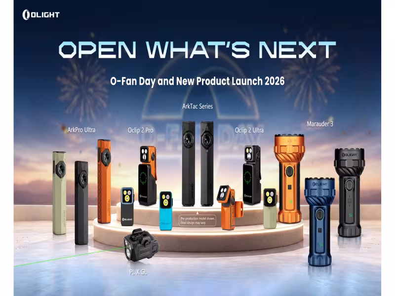 Olight Debuts ArkTac Tactical Lights and Bold New ArkPro Ultra Color