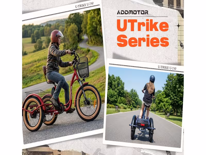 Addmotor Rolls Out 2026 Electric Trike Lineup: Freetan, UTrike, Freetri