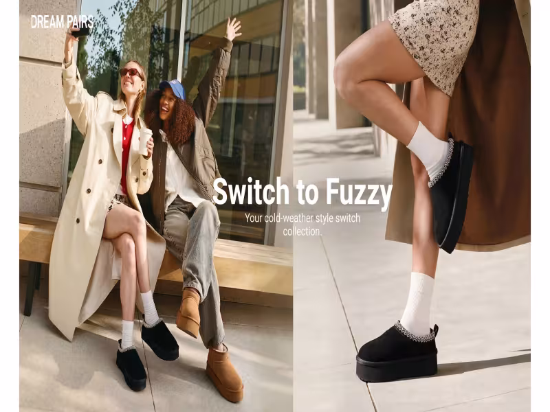 Dream Pairs Launches Fall/Winter 2026 Fuzzy Footwear Collection