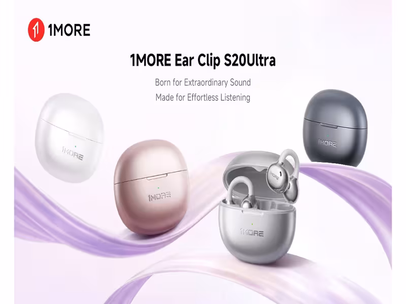 1MORE's New S20 Ultra Clip-On Earbuds Tackle Sound Leakage for $79.99