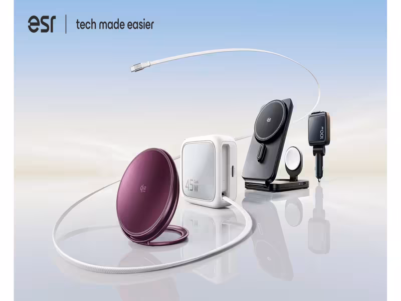 ESR Launches Cooling Wireless Charger and Retractable Cables for iPhone 18 Pro