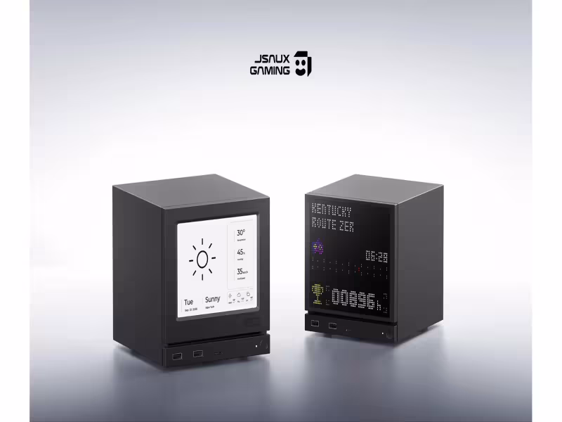 JSAUX Launches E-Ink and Pixel Matrix Faceplates for Steam Machine
