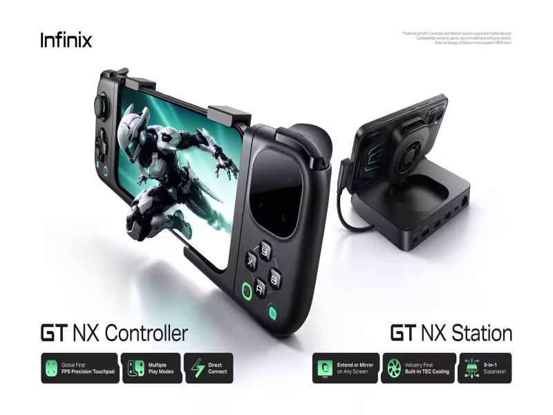 Infinix Unveils GT NX Gaming Peripherals to Turn Phones Into Consoles