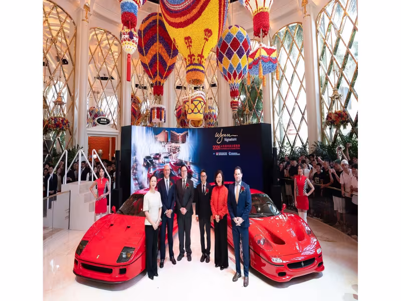 Wynn Macau Unveils 2026 Hypercar Show With Ferrari, Porsche Legends