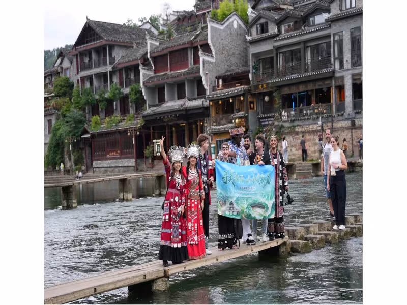 Global Influencers Tour Xiangxi's Ancient Towns and Rural Revival