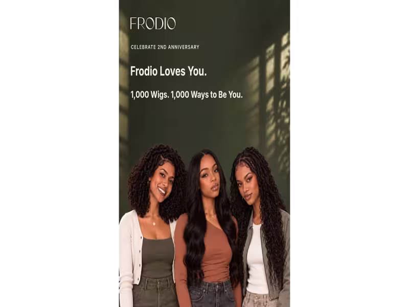 Frodio Turns Two, Gives Away 1,000 Free Wigs to U.S. Fans