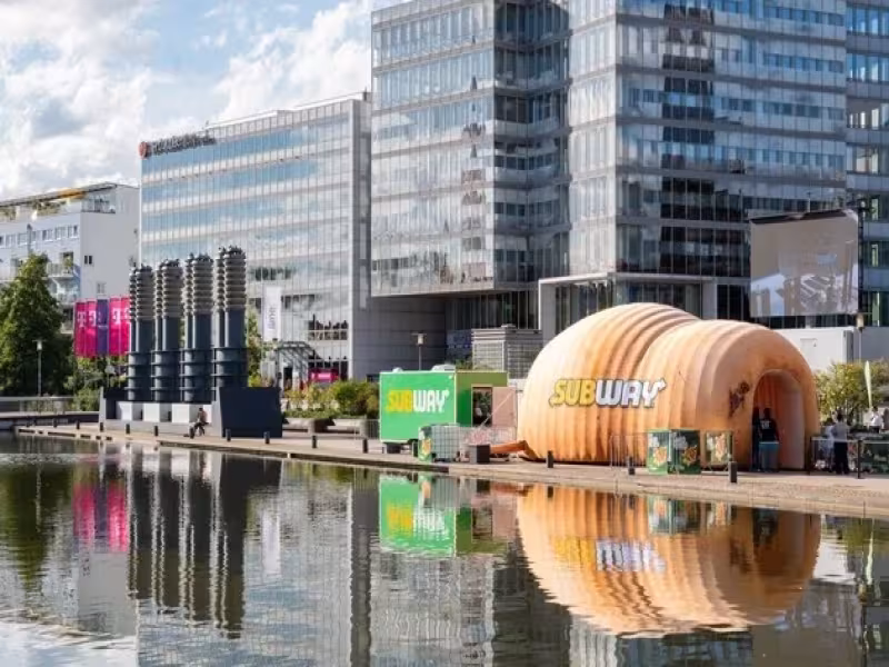 Subway Builds World's Largest Inflatable Potato in Cologne