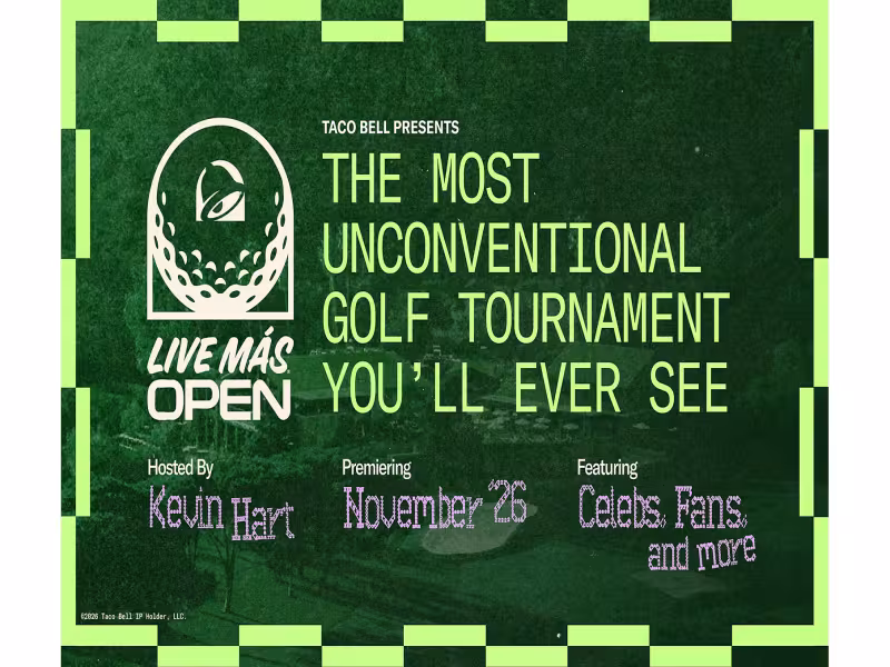 Taco Bell Launches Golf Tournament Hosted by Kevin Hart, Open to Fans