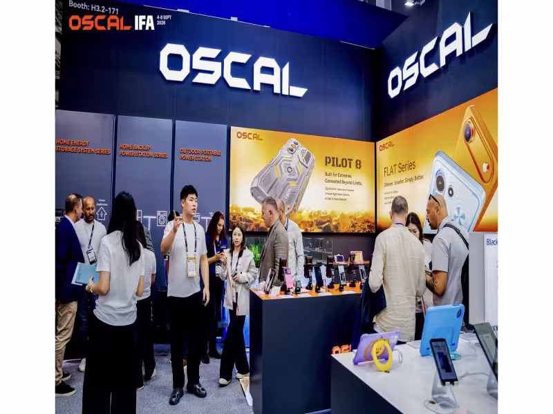 OSCAL Debuts Balcony Batteries, Rugged Phones at IFA 2026