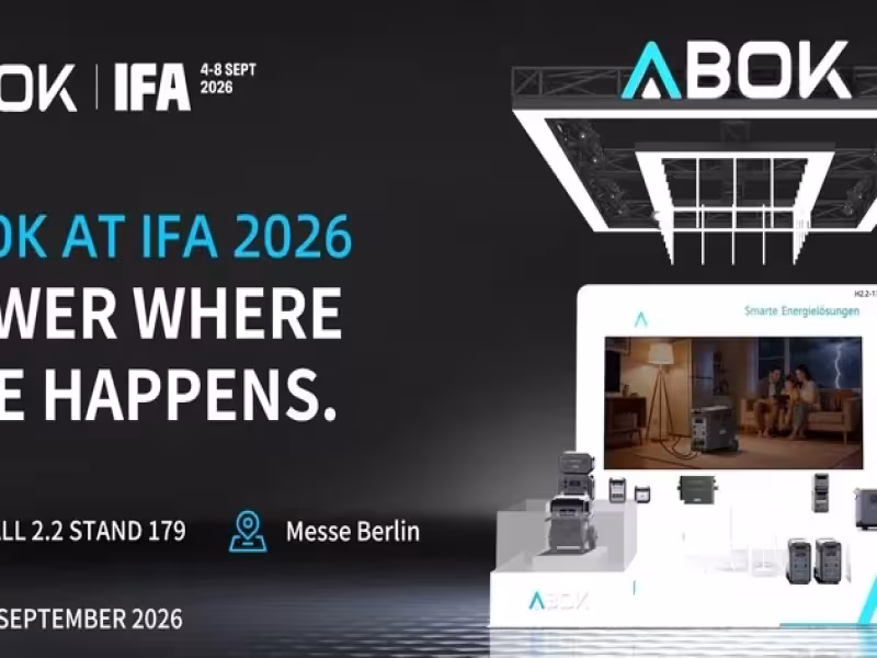 ABOK Debuts Modular Home Battery and Solar Kits at IFA 2026