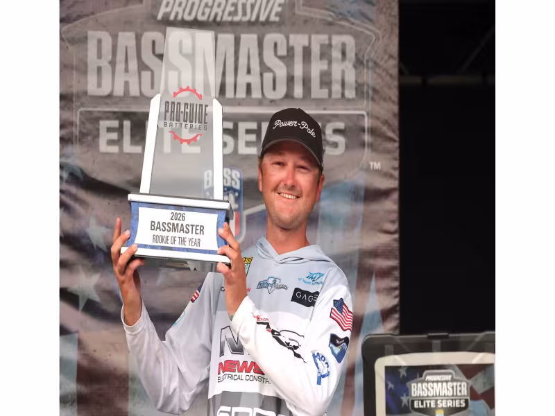 Georgia Angler Caleb Hudson Claims Bassmaster Rookie of the Year by Two Points