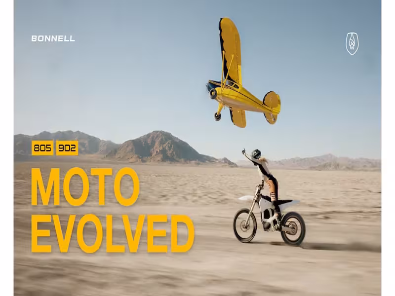 Bonnell's First Electric Dirt Bike, the 805 RX, Launches at $8,250