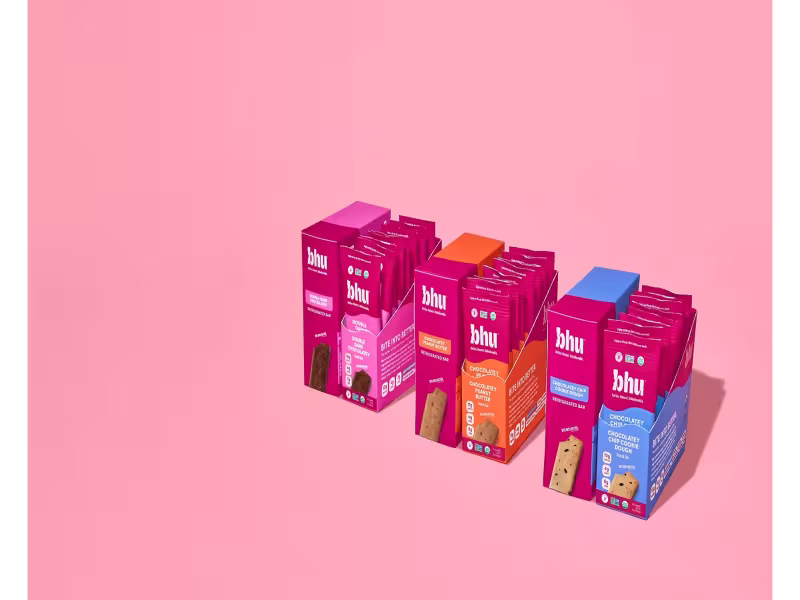 BHU Foods Relaunches Keto-Born Snack Bars With Organic, Plant-Based Lineup