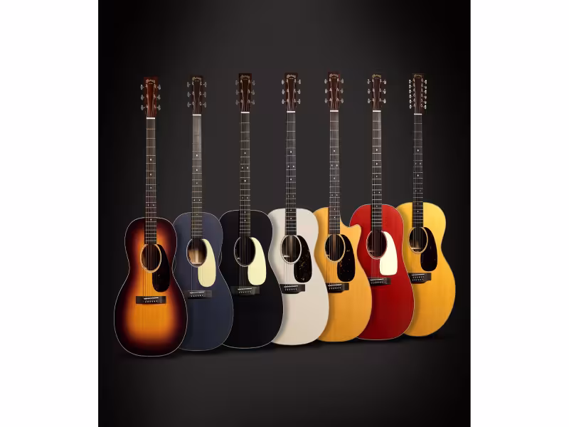 Martin Guitar Revamps 16 Series With Bold Colors, New Shapes