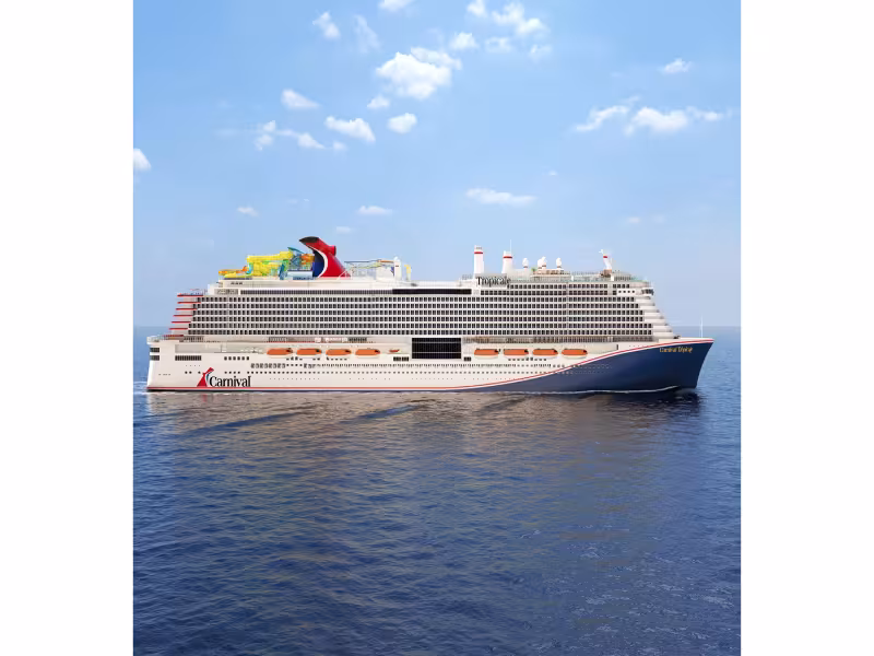 Carnival Opens Bookings for New Texas-Based Ship, Carnival Tropicale