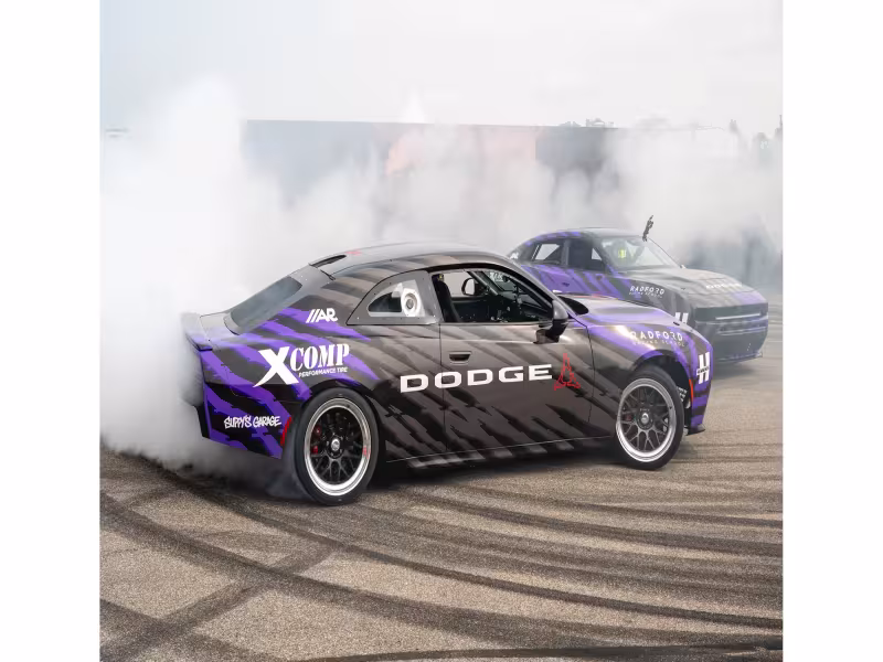 Dodge's 750-HP Drift Chargers Head to Laguna Seca for GRIDLIFE Festival