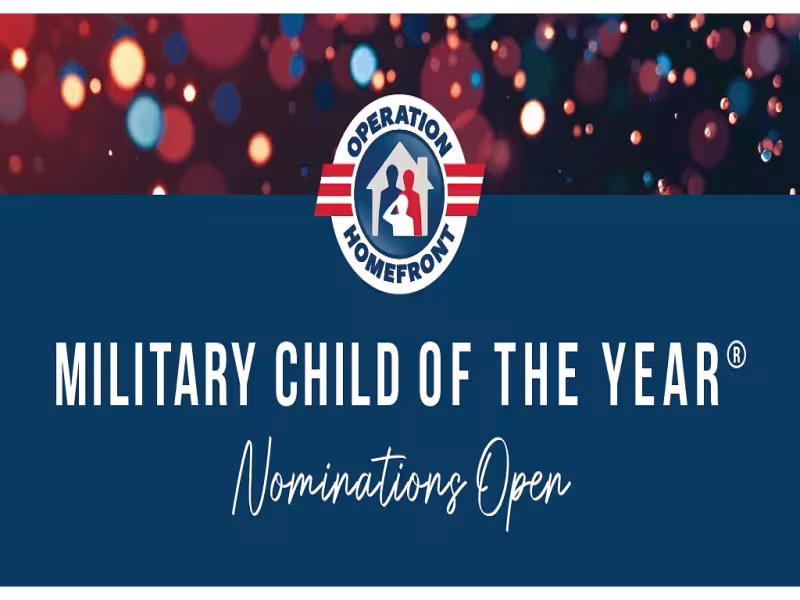 Nominations Open for 19th Annual Military Child of the Year Award