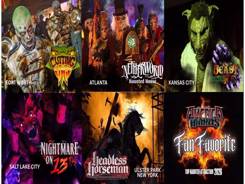 America Haunts Names Top 5 Fan-Favorite Haunted Houses for 2026