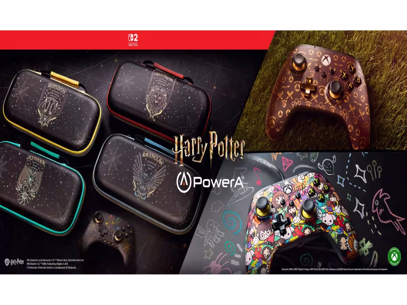 PowerA Launches Harry Potter Controllers for Switch 2 and Xbox
