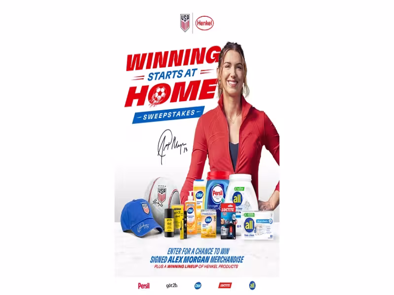 Henkel Launches Soccer Sweepstakes With Alex Morgan Prizes