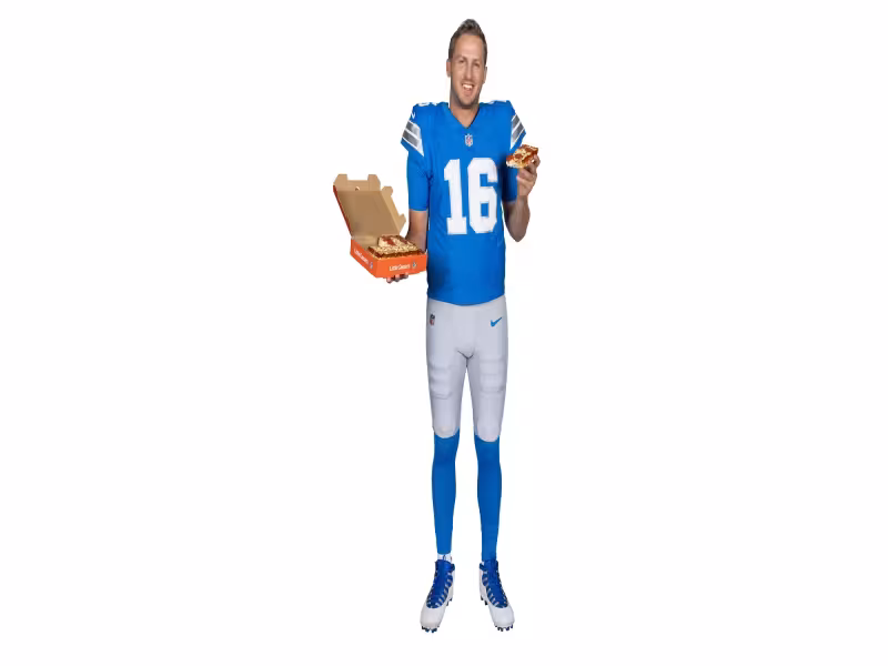 Jared Goff Fronts Little Caesars' Return of $4.99 Detroit-Style Slices-N-Stix