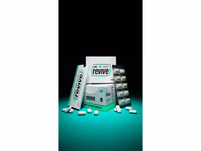 Lucy Goods Launches First Non-Stimulant Energy Gum, Skips Caffeine