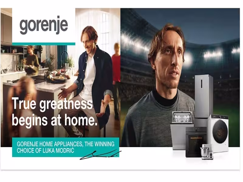 Luka Modrić Becomes Gorenje's Brand Ambassador in Middle East