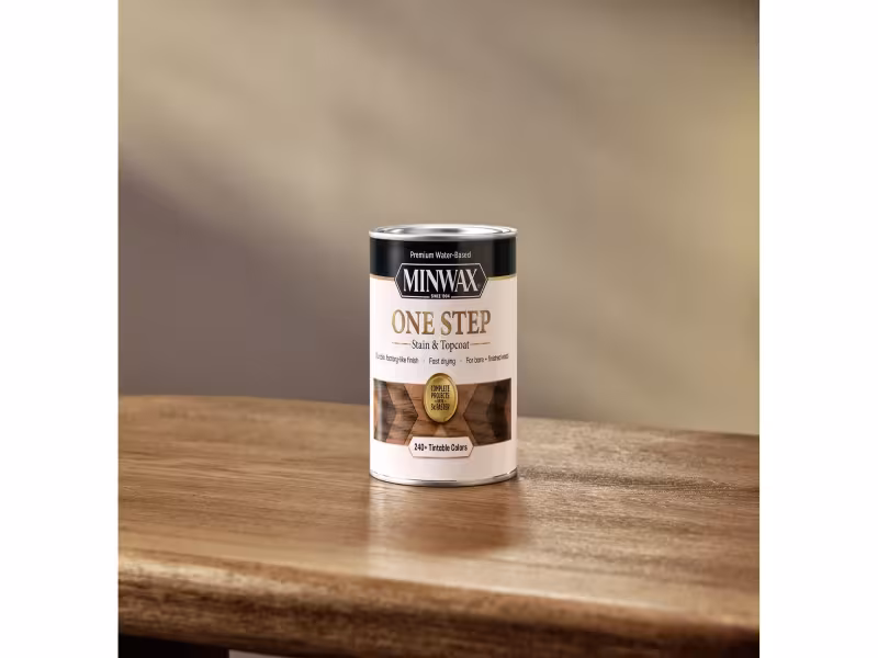 Minwax Launches One-Step Stain and Topcoat for Faster DIY Wood Projects