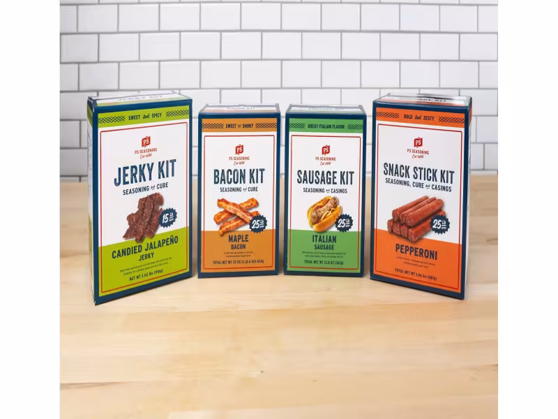 PS Seasoning Launches Four Beginner Kits for Home Meat Processing