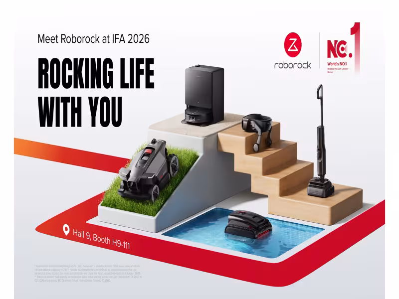 Roborock Debuts Pool-Cleaning Robot and Real Madrid Deal at IFA 2026